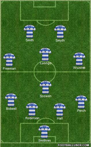 Queens Park Rangers Formation 2018