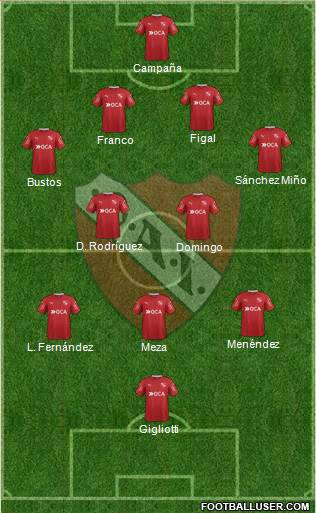Independiente Formation 2018