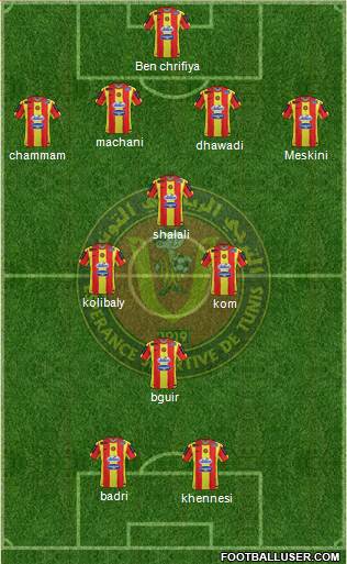 Espérance Sportive de Tunis football formation