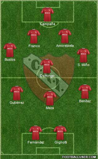 Independiente Formation 2018