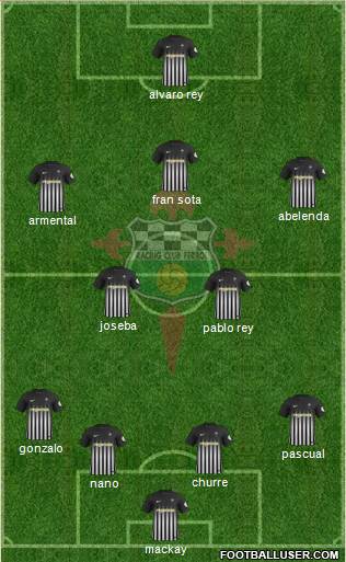 Racing Club de Ferrol S.A.D Formation 2018