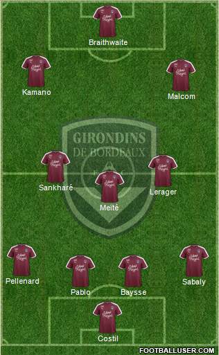 FC Girondins de Bordeaux Formation 2018