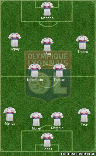 Olympique Lyonnais Formation 2018