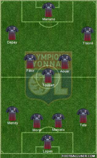 Olympique Lyonnais Formation 2018