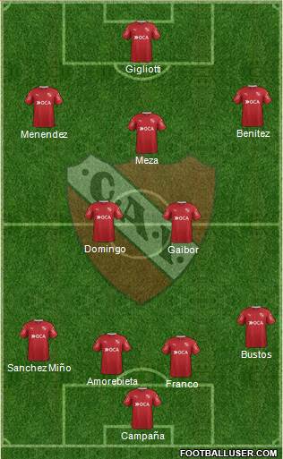 Independiente Formation 2018