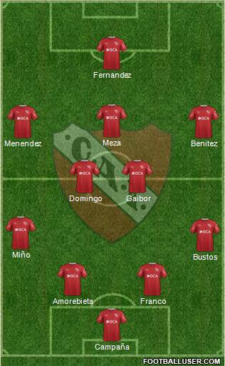 Independiente Formation 2018