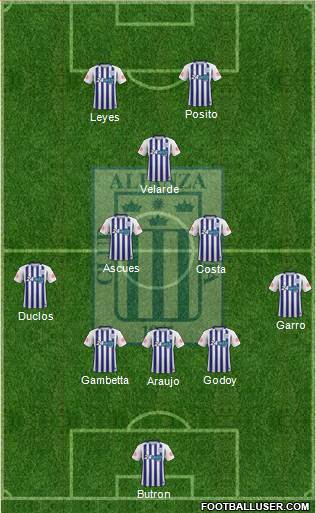 C Alianza Lima Formation 2018
