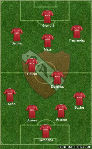 Independiente Formation 2018