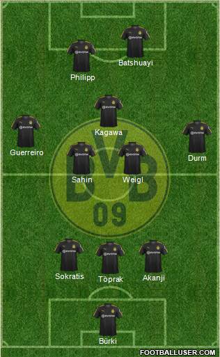 Borussia Dortmund Formation 2018