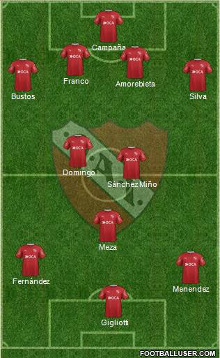 Independiente Formation 2018