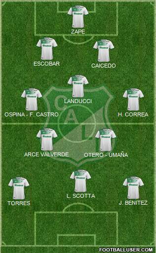 AC Deportivo Cali Formation 2018