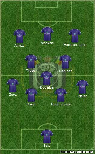 RSC Anderlecht Formation 2018