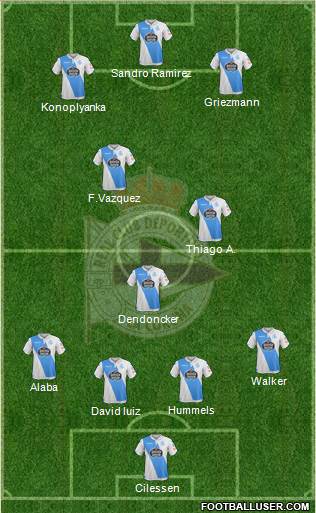 R.C. Deportivo de La Coruña S.A.D. Formation 2018