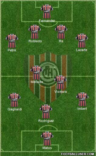 Chacarita Juniors Formation 2018