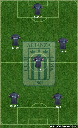 C Alianza Lima Formation 2018