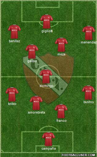 Independiente Formation 2018