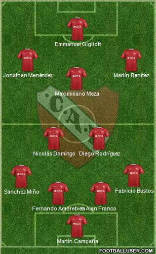 Independiente Formation 2018