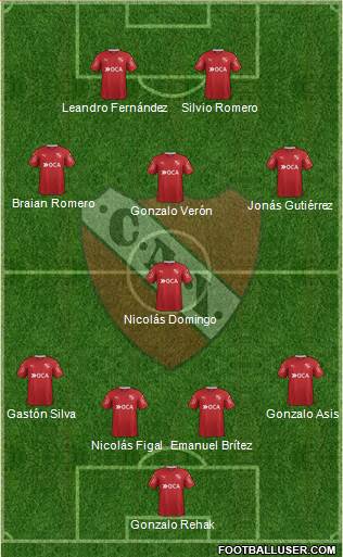 Independiente Formation 2018