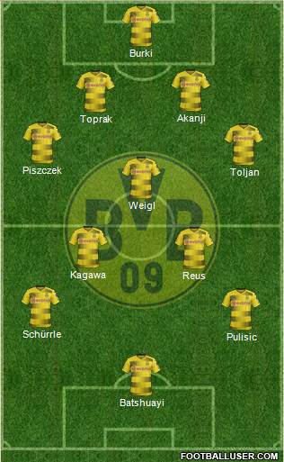Borussia Dortmund Formation 2018