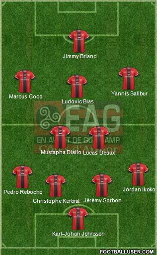 En Avant de Guingamp football formation