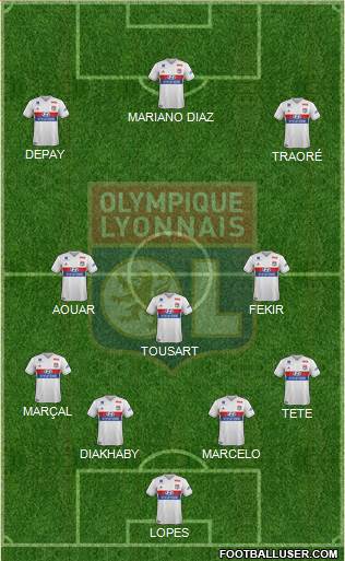 Olympique Lyonnais Formation 2018