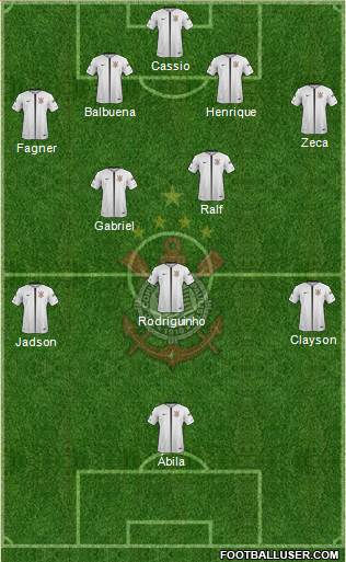 SC Corinthians Paulista Formation 2018