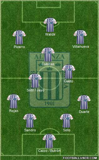 C Alianza Lima Formation 2018