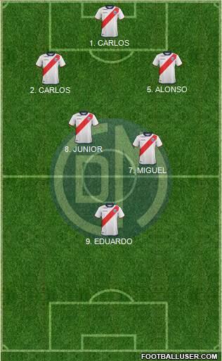 CC Deportivo Municipal Formation 2018
