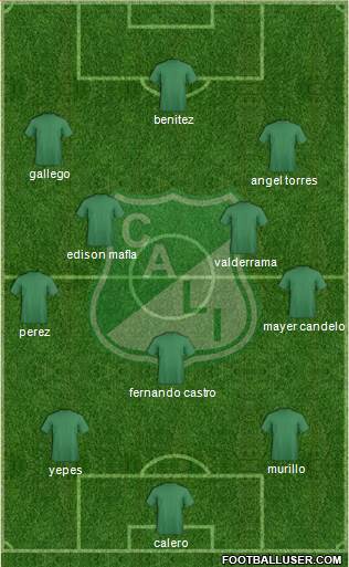 AC Deportivo Cali Formation 2018