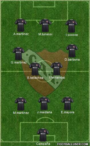 Independiente Formation 2018
