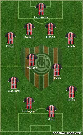 Chacarita Juniors Formation 2018