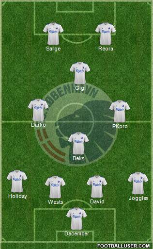 Football Club København Formation 2018