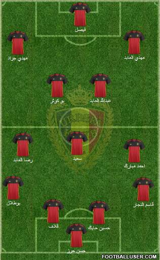 Belgium Formation 2018