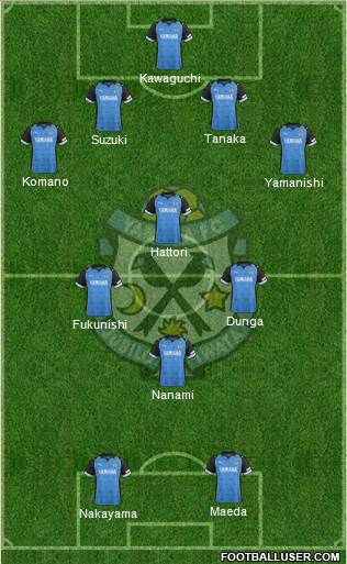 Jubilo Iwata Formation 2018