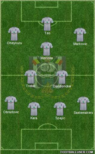 RSC Anderlecht Formation 2018