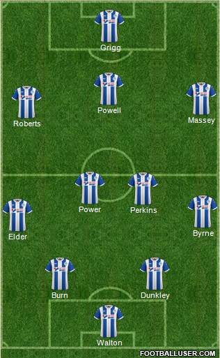 Wigan Athletic football formation