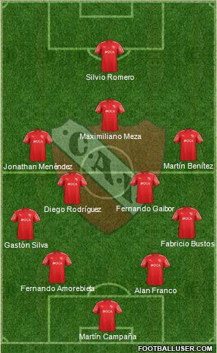 Independiente Formation 2018