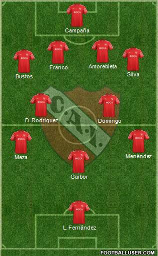 Independiente Formation 2018