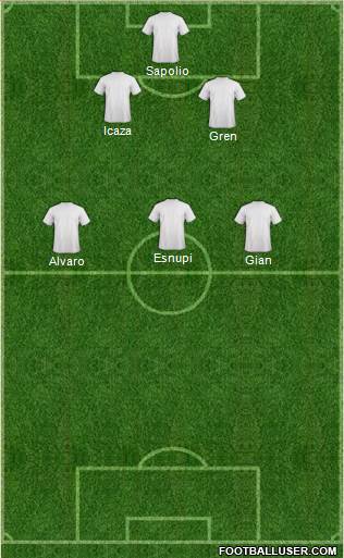 KF Ulpiana football formation