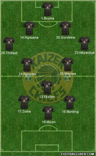 Kaizer Chiefs Formation 2018