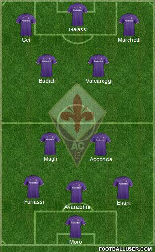 Fiorentina Formation 2018