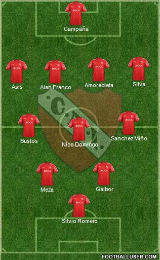 Independiente Formation 2018