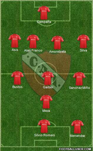 Independiente Formation 2018