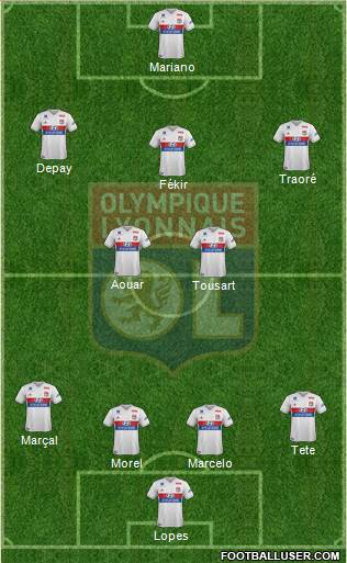 Olympique Lyonnais Formation 2018