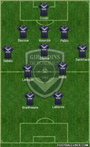 FC Girondins de Bordeaux Formation 2018