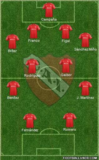 Independiente Formation 2018