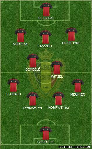 Belgium Formation 2018