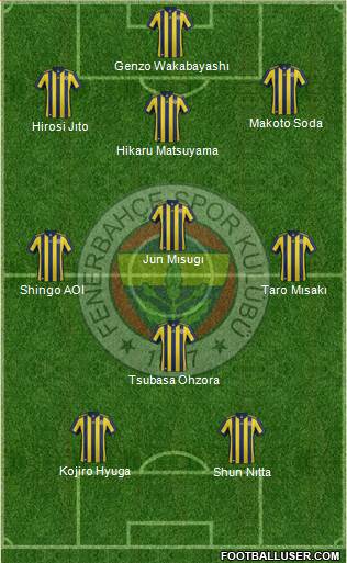 Fenerbahçe SK Formation 2018