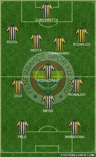Fenerbahçe SK Formation 2018