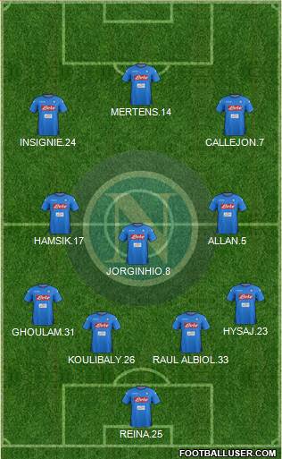 Napoli Formation 2018
